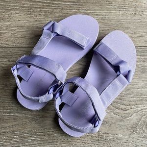NEW Purple Velcro Sandals